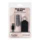 Виброшар PowerBullet First-Class Bullet 2.5″ с Key Chain Pouch, Silver, 9 режимов вибрации