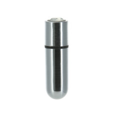 Віброкуля PowerBullet First-Class Bullet 2.5″ з Key Chain Pouch, Silver, 9 режимів вібрації