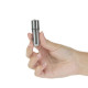 Виброшар PowerBullet First-Class Bullet 2.5″ с Key Chain Pouch, Silver, 9 режимов вибрации