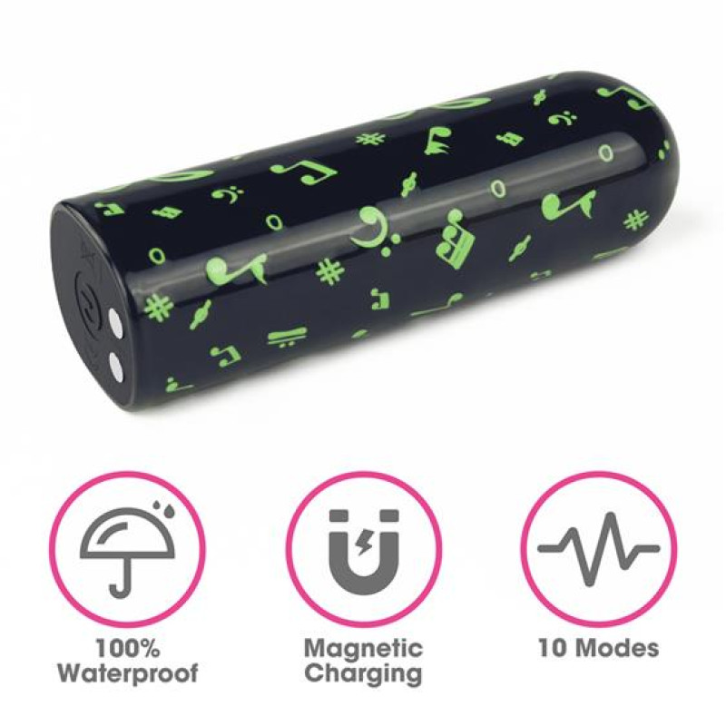 Віброкуля LoveToy Rechargeable GlowLoveToyinLoveToytheLoveToydark Music Massager