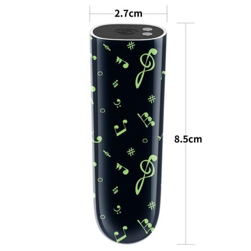 Віброкуля LoveToy Rechargeable GlowLoveToyinLoveToytheLoveToydark Music Massager