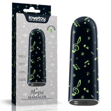 Віброкуля LoveToy Rechargeable GlowLoveToyinLoveToytheLoveToydark Music Massager