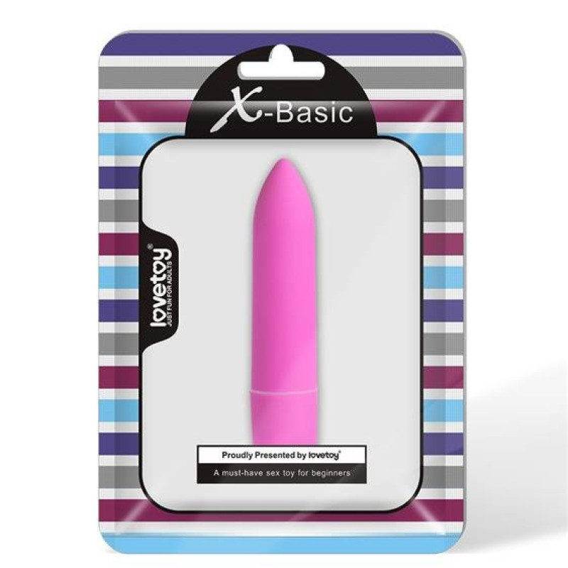 Виброшарики LoveToy XLoveToyBasic Bullet Long One Speed ​​Pink