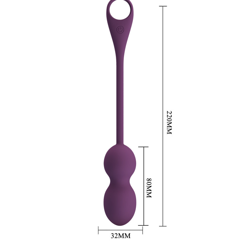 Віброяйце Pretty Love Elvira Balls Dark Purple