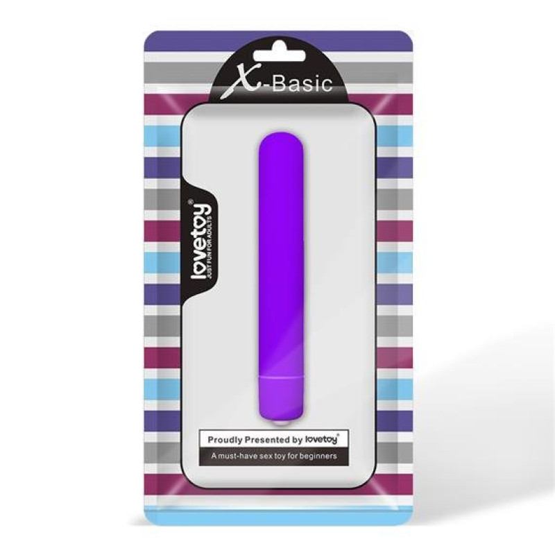 Виброшарики LoveToy XLoveToyBasic Bullet 10 Speeds Purple
