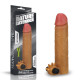Вибронасадка на член LoveToy Revolutionary Silicone Nature Extender Add 2 Brown