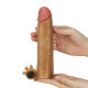 Вибронасадка на член LoveToy Revolutionary Silicone Nature Extender Add 2 Brown