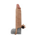 Удлиняющая насадка на пенис LoveToy Pleasure Extender Sleeve Vibro Телесная 056