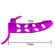 Насадка на член Pretty Love 6 Inch Vibrating Penis Sleeve Фіолетова
