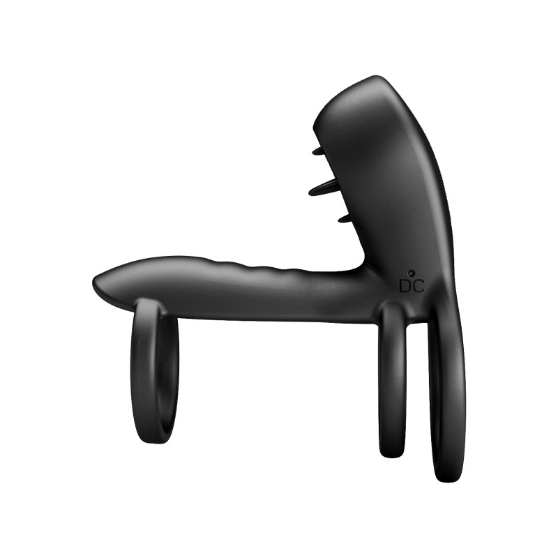 Насадка на член Pretty Love Vibrating Penis Sling Jammy Black