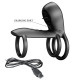 Насадка на член Pretty Love Vibrating Penis Sling Jammy Black