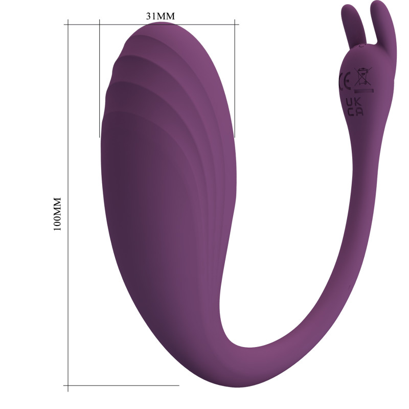 Вібратор Pretty Love Catalina Stimulator Plum (App)