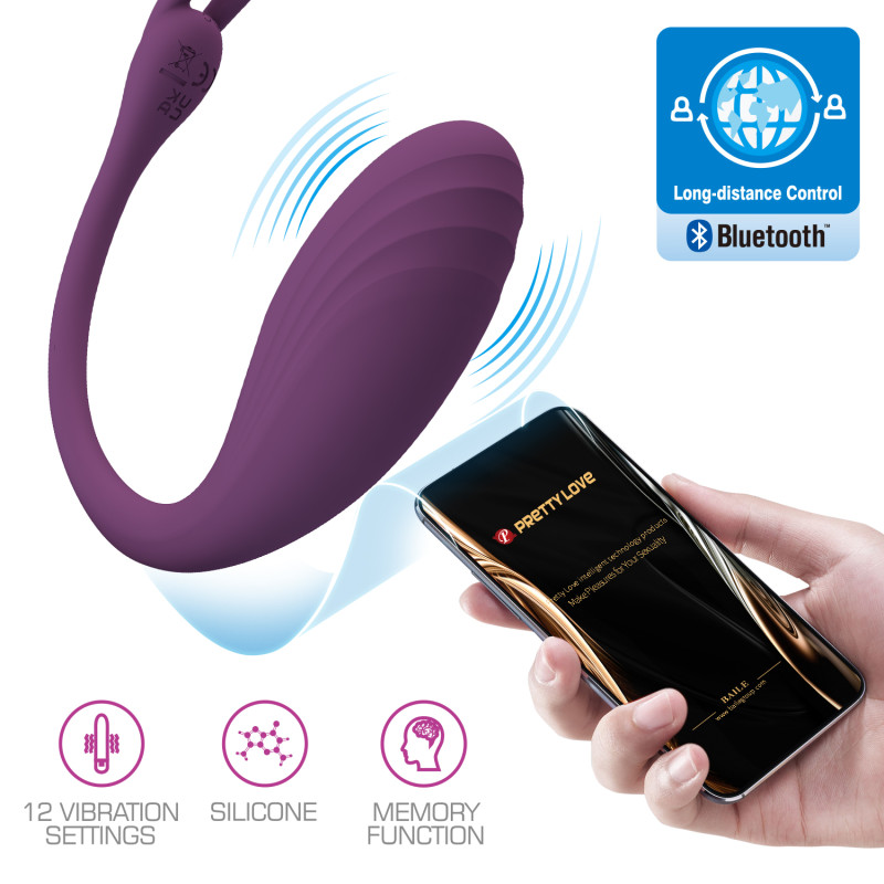 Вібратор Pretty Love Catalina Stimulator Plum (App)