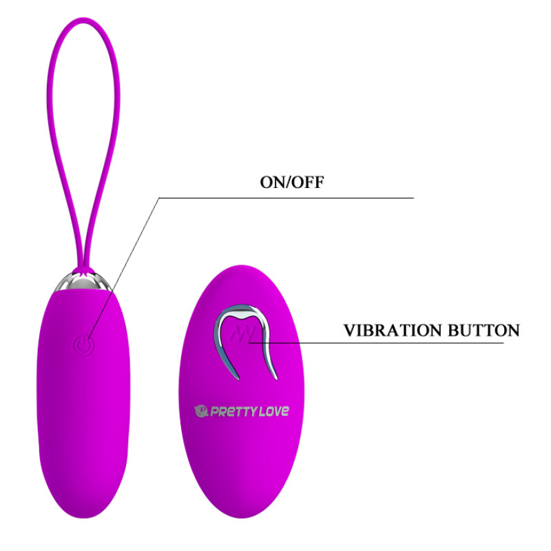 Виброяйцо Pretty Love Julia Vibrating Egg Purple