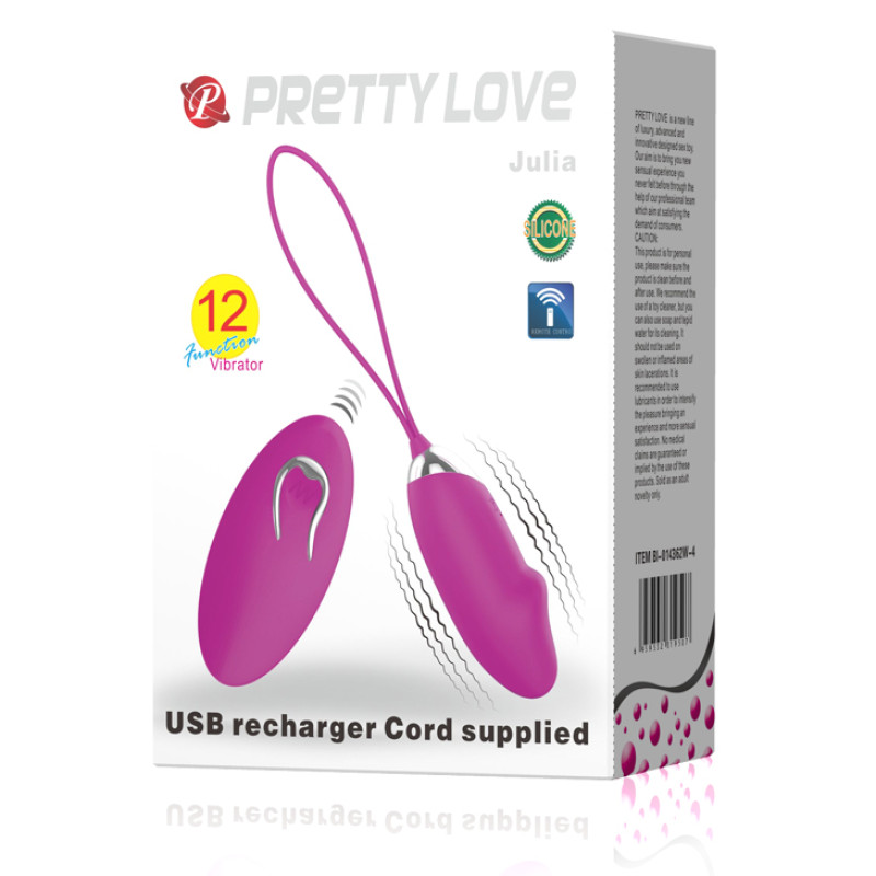 Виброяйцо Pretty Love Julia Vibrating Egg Purple