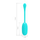 Виброяйцо Pretty Love Kirk Vibrating Egg Mint