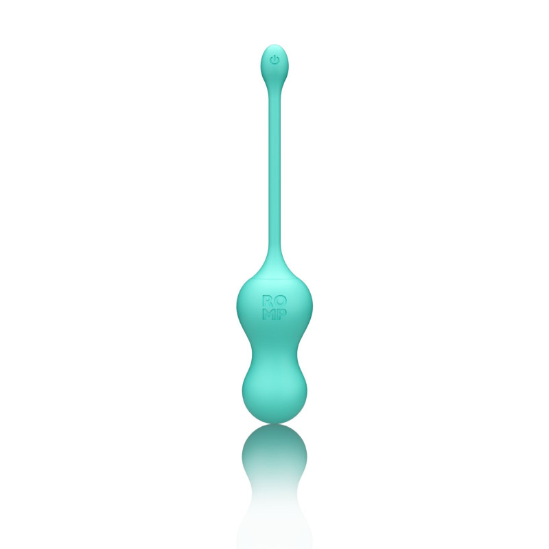 Віброяйце для точки G з пультом керування Romp Cello Light Teal, водонепроникне