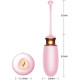 Віброяйце B - Series Fox Vibrating Silicone Love Egg, USB, 10 Function, Heating, Voice Control Pink