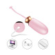 Віброяйце B - Series Fox Vibrating Silicone Love Egg, USB, 10 Function, Heating, Voice Control Pink