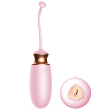 Віброяйце B - Series Fox Vibrating Silicone Love Egg, USB, 10 Function, Heating, Voice Control Pink