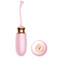 Віброяйце B - Series Fox Vibrating Silicone Love Egg, USB, 10 Function, Heating, Voice Control Pink