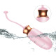 Віброяйце B - Series Fox Vibrating Silicone Love Egg, USB, 10 Function, Heating, Voice Control Pink
