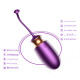 Виброяйцо B - Series Fox Vibrating Silicone Love Egg, USB, 10 Function, Heating, Voice Control Purple