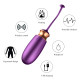 Виброяйцо B - Series Fox Vibrating Silicone Love Egg, USB, 10 Function, Heating, Voice Control Purple