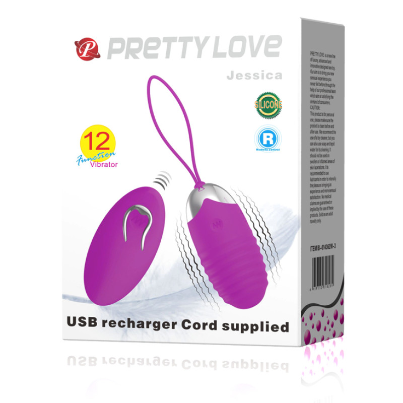 Віброяйце Pretty Love Jessica Рожеве