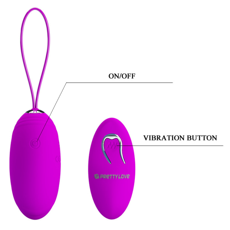Виброяйцо Pretty Love Jacqueline Vibrating Egg Purple