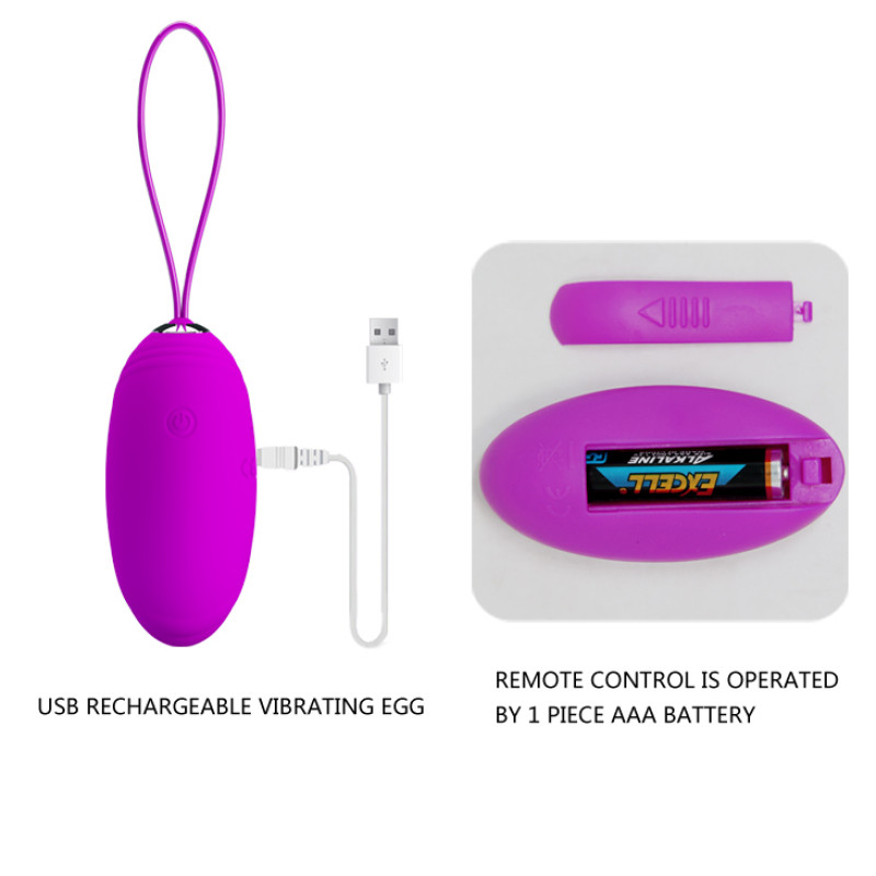 Виброяйцо Pretty Love Jacqueline Vibrating Egg Purple