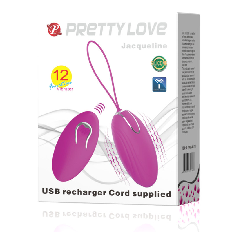 Виброяйцо Pretty Love Jacqueline Vibrating Egg Purple