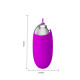 Віброяйце Pretty Love Berger Vibrating Egg Purple