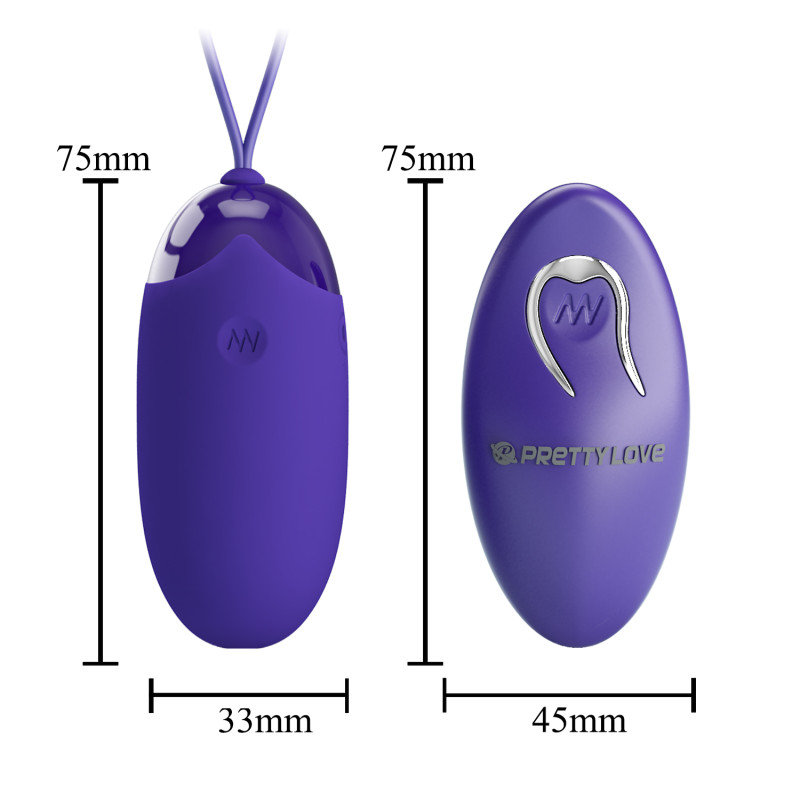 Виброяйцо Pretty Love Berger-Youth Wireless Egg Blue