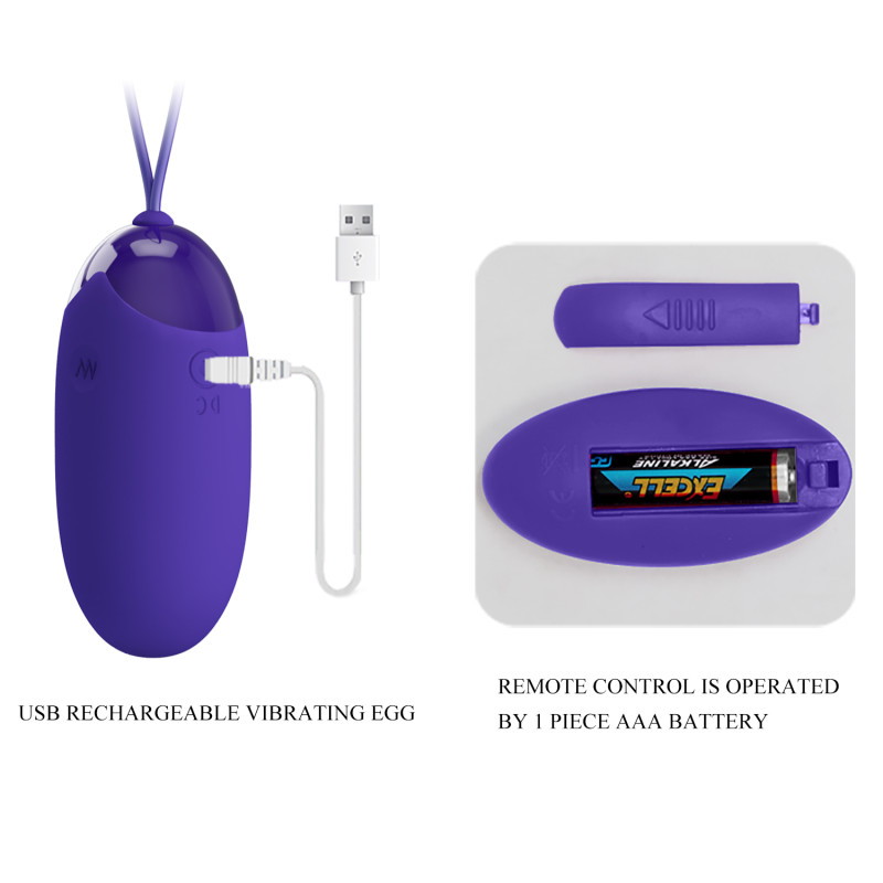 Виброяйцо Pretty Love Berger-Youth Wireless Egg Blue