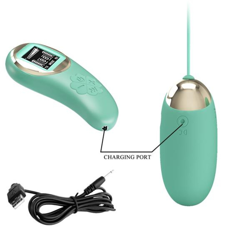 Виброяйцо Pretty Love Mina Vibrating Egg Green
