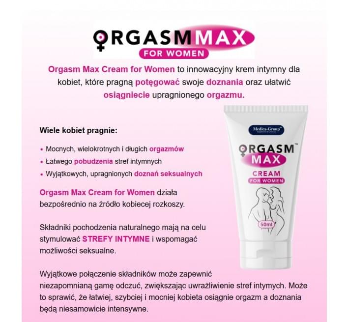 Крем для женщин Medica Group Orgasm Max 50 мл