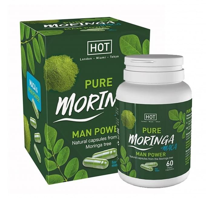 Капсулы для повышения потенции HOT BIO Moringa Man Caps (цена за упаковку, 60 таблеток)