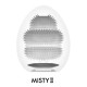 Мастурбатор-яйце Tenga Egg Misty II, щільний TPE, пробник лубриканту 5 мл
