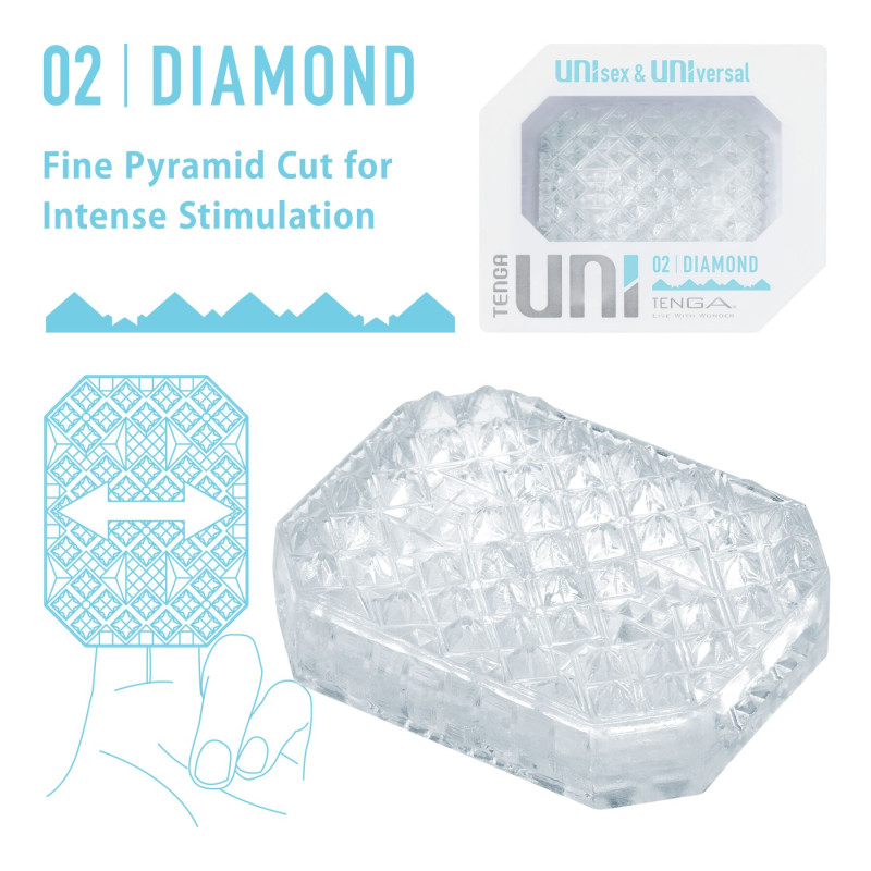 Стимулятор для ерогенних зон Tenga UNI Diamond