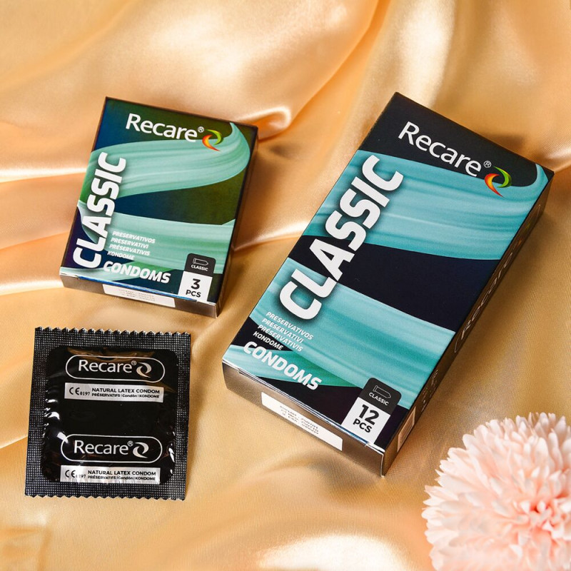 Holographic Recare Classic Condoms 12 шт, класичні