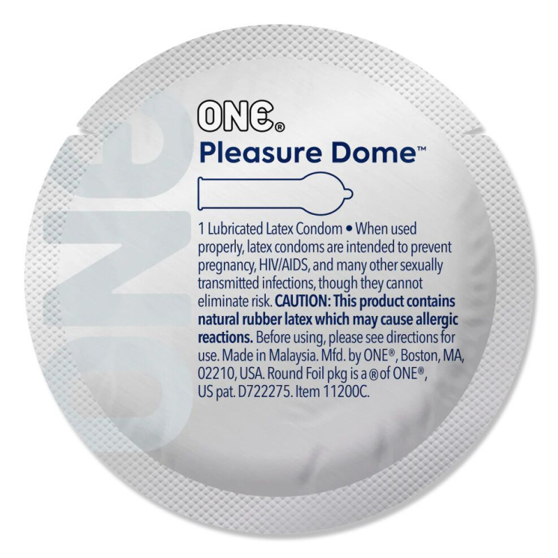 Набор ONE Pleasure Dome, 100 шт, гладкие, с расширенной головкой, упаковка-тубус
