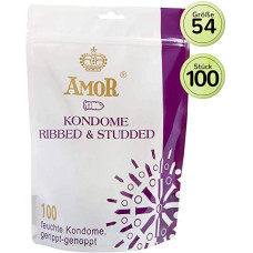 Amor Ribbed & Studded 100 шт