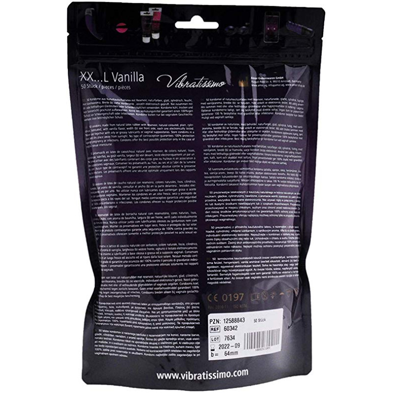 Vibratissimo XX... L Fruit Color, 64 мм, 50 шт