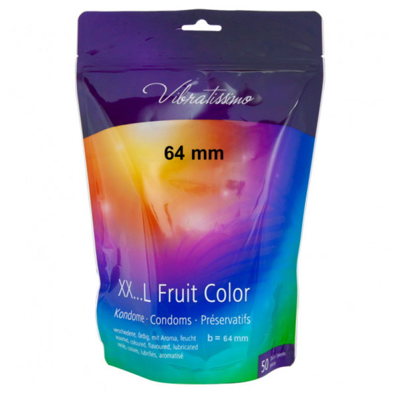 Vibratissimo XX... L Fruit Color, 64 мм, 50 шт