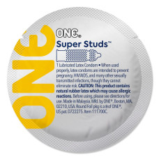 ONE Super Studs, 1 шт, з точковим рельєфом, зі змазкою