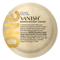 ONE Vanish Hyperthin, 1 шт, ультратонкий, зі змазкою