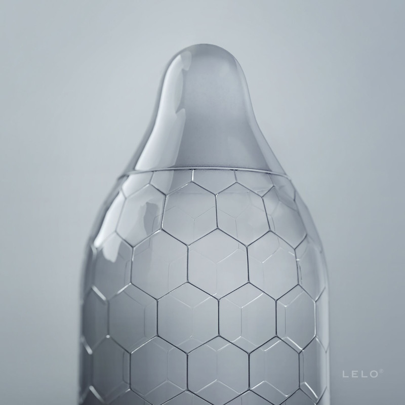 LELO HEX Condoms Original 12 Pack, тонкие и суперпрочные