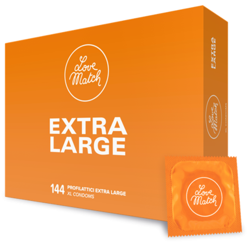 Love Match Extra Large, 57 мм, 144 шт