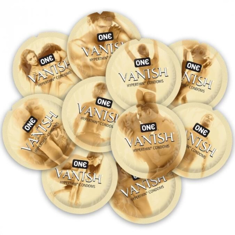 ONE Vanish Hyperthin, 100 шт, ультратонкі, зі змазкою, паковання-тубус